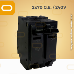 [Flipón-2x70-G.E.] Flipón 2x70 G.E. 240V