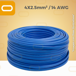 [Cable-Sumergible-4x2.5mm] Cable Sumergible 4x2.5mm² / 14 AWG
