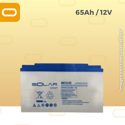 [Batería-65Ah] Batería de Gel 65Ah / 12V