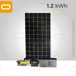 [Sis-Aislado-1.2-380W] Sistema Aislado 1.2 kWh al día - 380W
