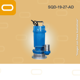 [25-393-AD-SQD-19-27-150-1100] Bomba sumergible de caudal SOLAR SQD-19-27-AD