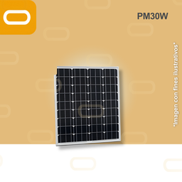 [PM30W] Panel Solar 30W Monocristalino