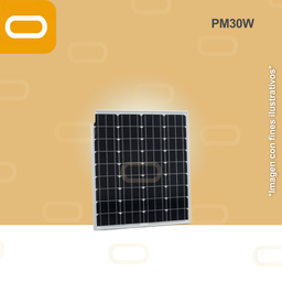 [PM30W] Panel Solar 30W Monocristalino