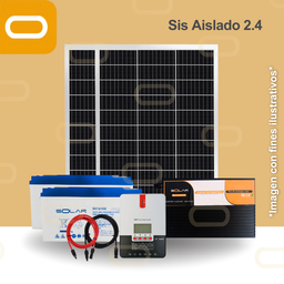 [Sis Aislado 2.4] Sistema Aislado 2.4 kWh al día 615W
