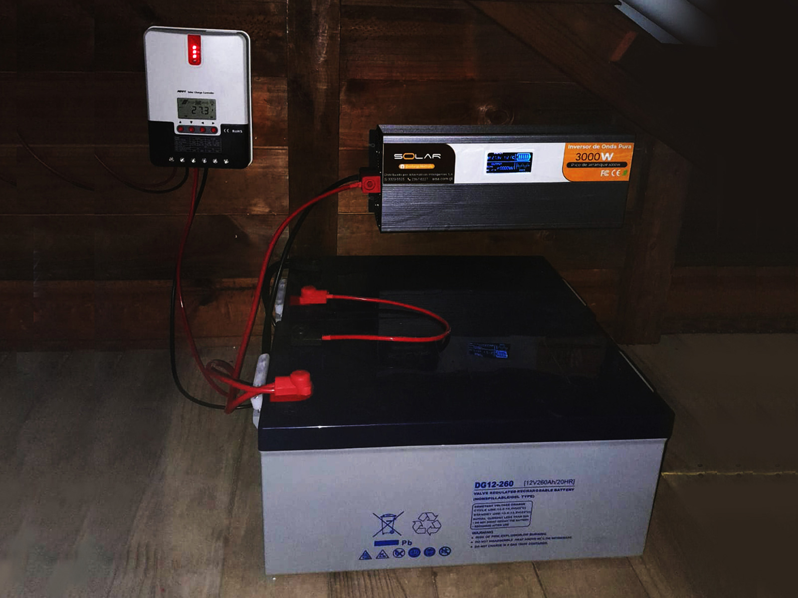 Instalacion 2 de Sistema Aislado 18 kWh al día 615W