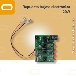 [Repuesto-kit-20-DC] Repuesto Placa electrónica kit DC 20W