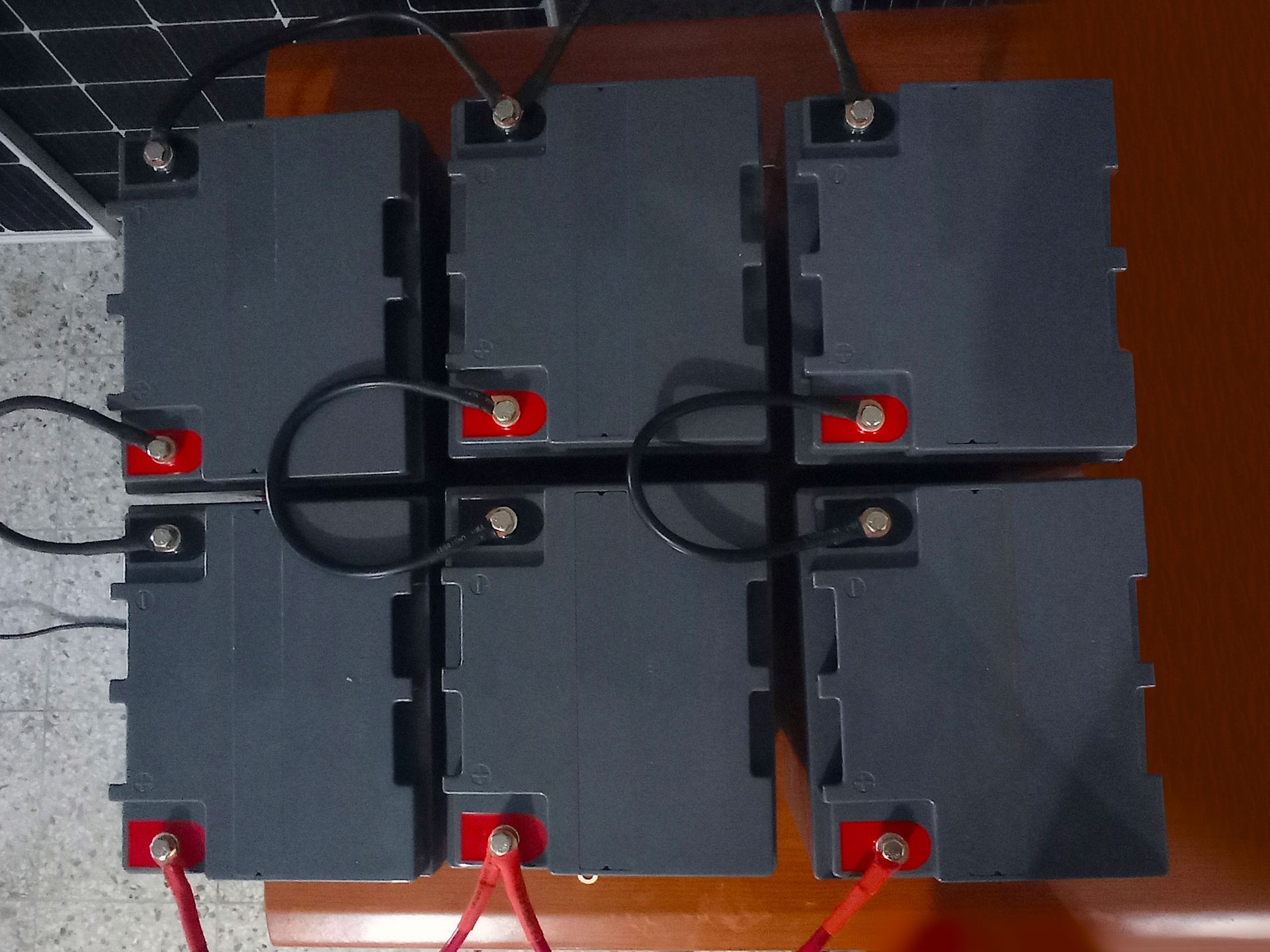 Instalacion 4 de Batería de Gel 4Ah / 12V