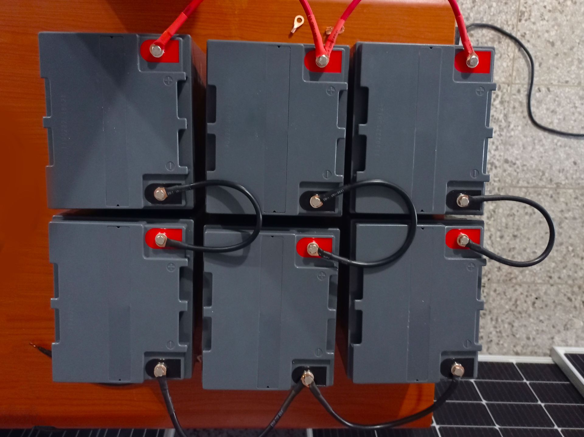 Instalacion 3 de Batería de Gel 4.5Ah / 12V