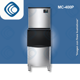 [Icemaker-MC-400P] Máquina de hacer hielo Comercial - MC400P - (168 a 335 Lbs/24 hrs)