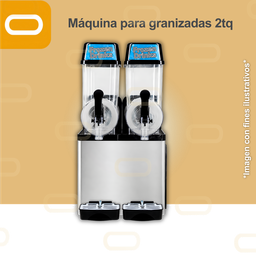 [Máquina-granizadas-XRJ12L×2] Máquina de granizadas 2 tanques