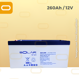 [Batería-260Ah] Batería de Gel 260Ah / 12V
