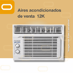 [AC-Ventana-12K] Aire Acondicionado de Ventana-12,000 BTU/h