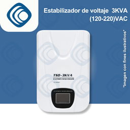 [Estabilizador-TSD-3KVA] Estabilizador de voltaje 3KVA (120-220)VAC
