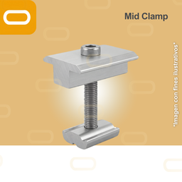 [Mid-Clamp-30mm] Mid clamp 30 mm