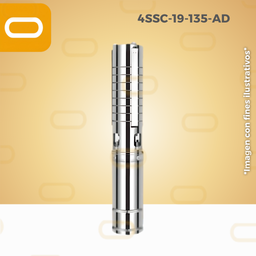 [19-155-4SSC-19-135-380-4000-AD] Bomba sumergible SOLAR 4SSC-19-135-AD