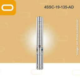 [19-155-4SSC-19-135-380-4000-AD] Bomba sumergible SOLAR 4SSC-19-135-AD