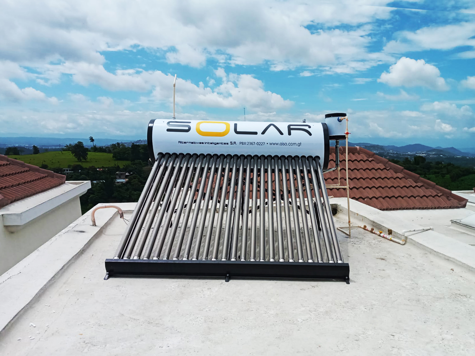 Instalacion 3 de Calentador Solar Smart 240 Litros / Galvanizado