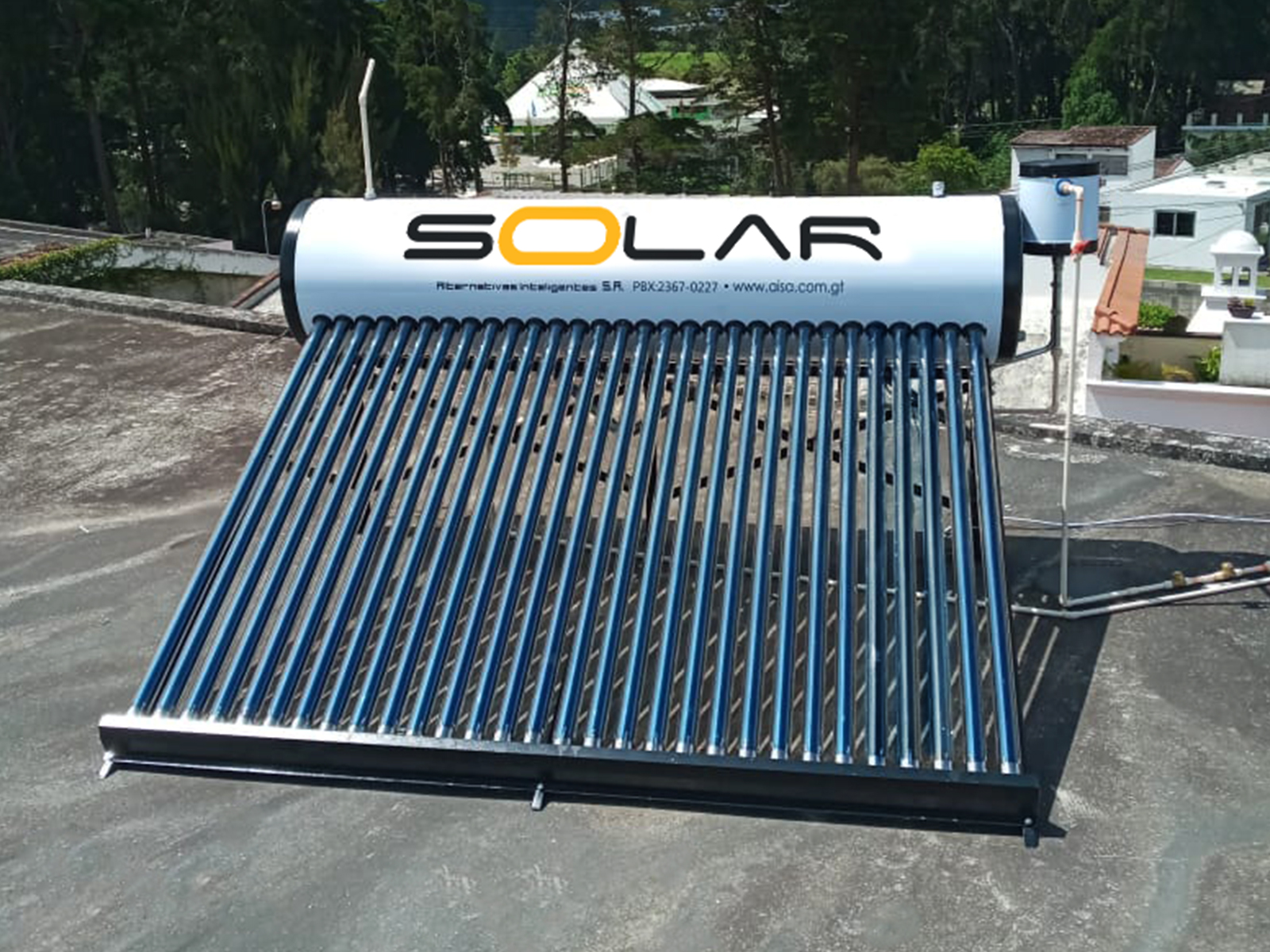 Instalacion 1 de Calentador Solar Smart 300 Litros / Galvanizado