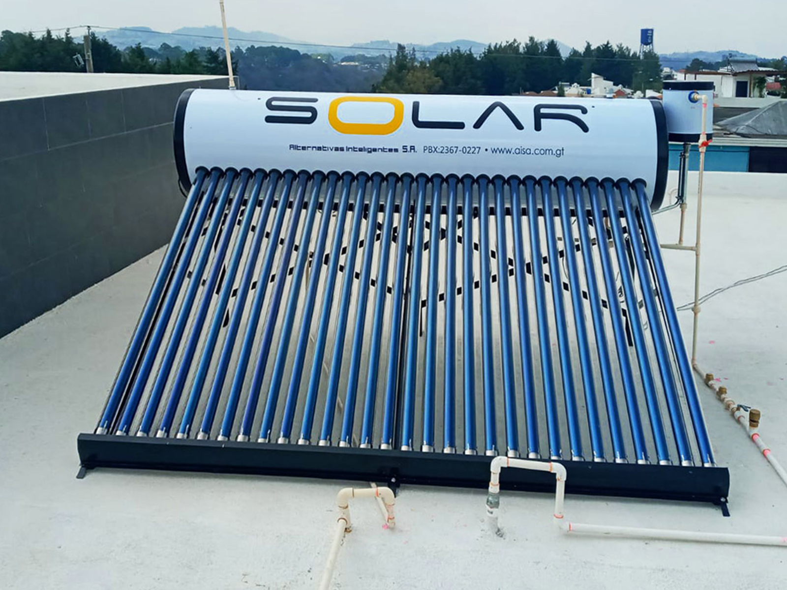 Instalacion 2 de Calentador Solar Smart 300 Litros / Galvanizado