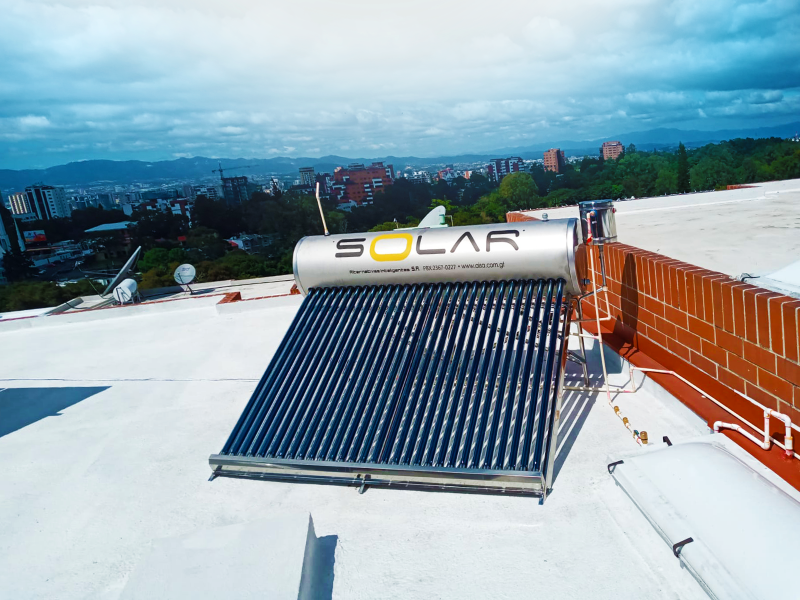 Instalacion 4 de Calentador Solar Smart 300 Litros / Galvanizado