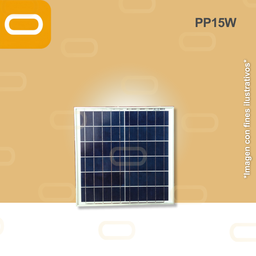 [PP15W] Panel Solar 15W Policristalino
